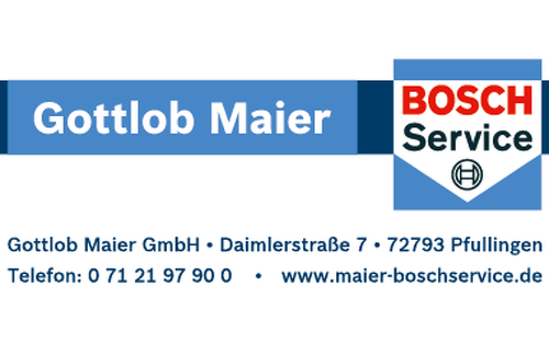 Logo Gottlob Maier GmbH  BOSCH Service 